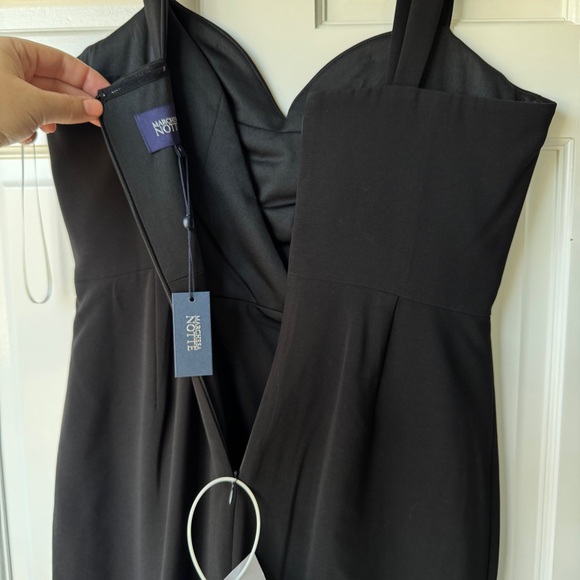 New Marchesa Norte Draped embellished crepe dress - Picture 8 of 13